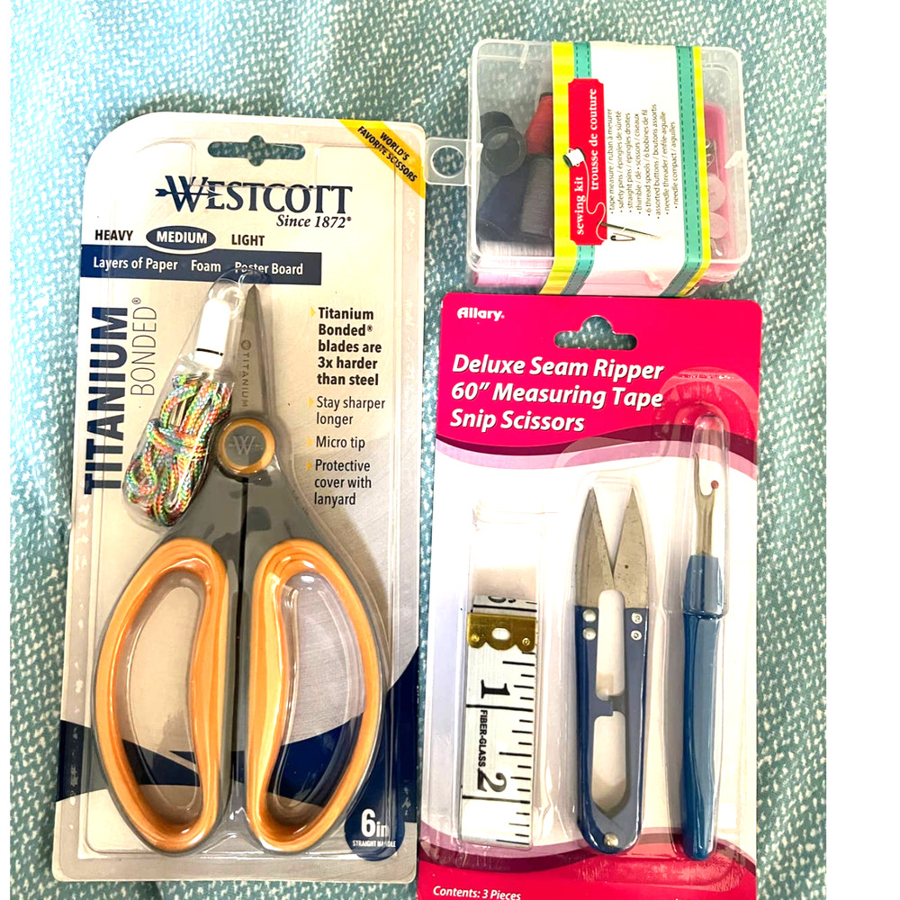 Westcott Titanium Scissors & sewing set